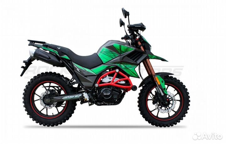 Мотоцикл турэндуро rockot hound 250 LUX зеленый