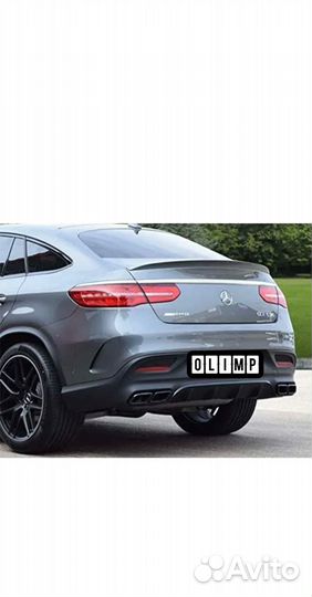 Диффузор AMG 63 на Mercedes GLE C292 coupe