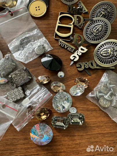 Фурнитура для одежды обуви сумок стразы разные