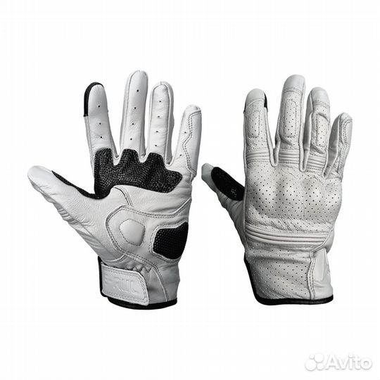 Мотоперчатки кожаные E-Riil ERG-06 перфорированны