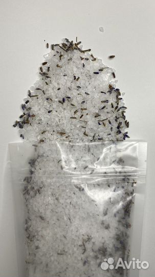 Соль для ванны с сухоцветами