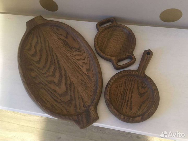 Сервировочный набор из дуба
