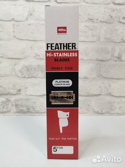 Блок лезвий Feather Platinum (100 шт)