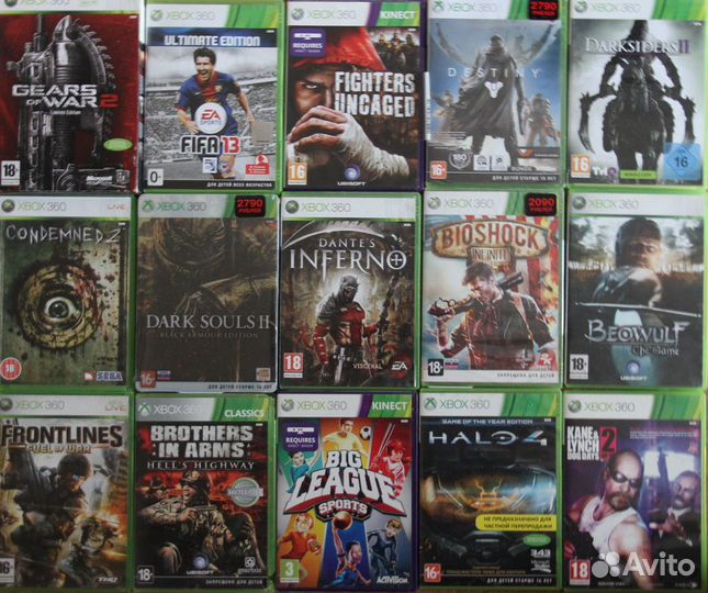 Игры xbox 360,xbox one