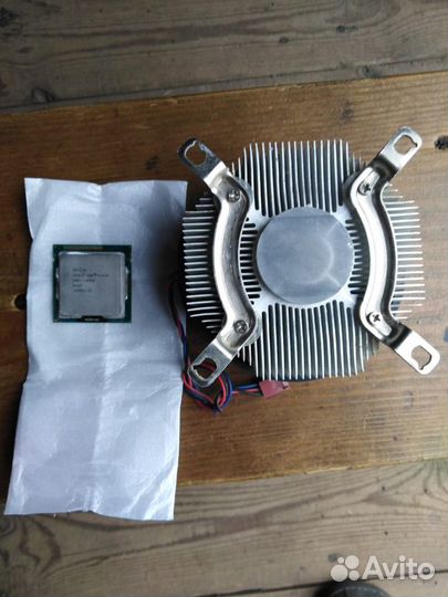 Процессор с радиатором и куллером