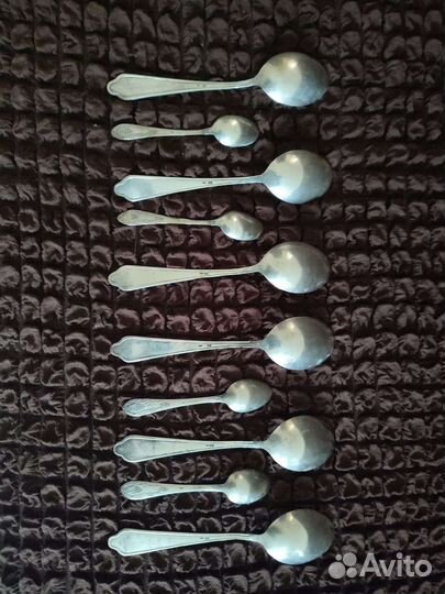 Серебряные ложки СССР 875 пробы
