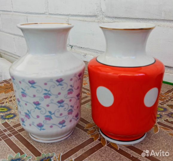 Фарфоровые вазочки винтаж