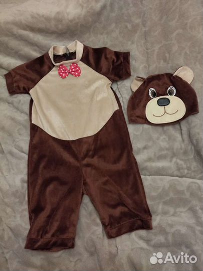 Прокат, аренда новогоднего костюма медвежонка