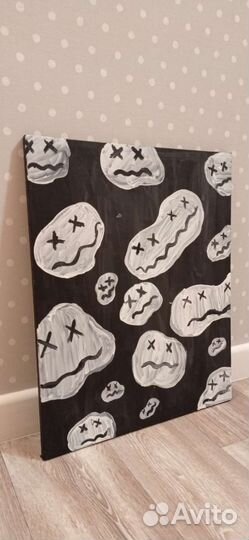 Картина акрилом на холсте