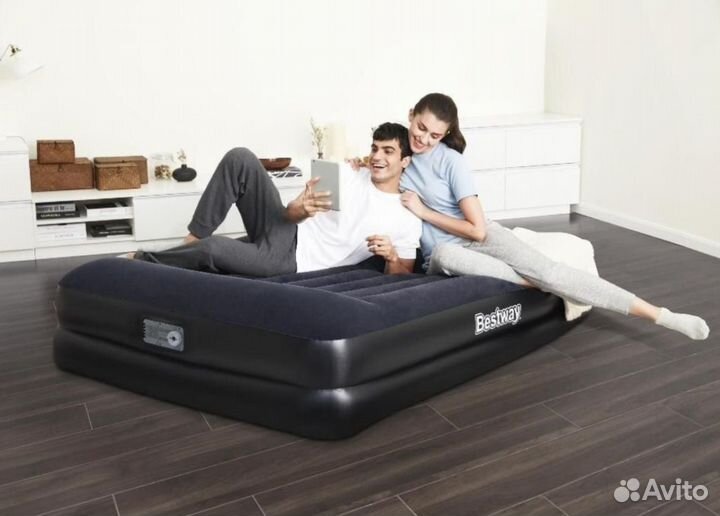 Матрас со встроеннным насосом, 203х152х46см, 67403