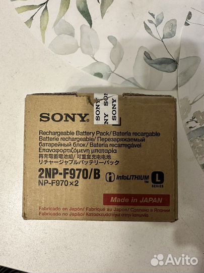 Аккумулятор sony 2NP-F970/B