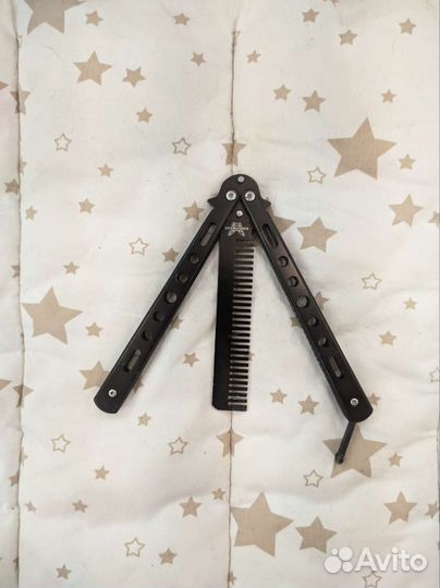 Нож бабочка расческа