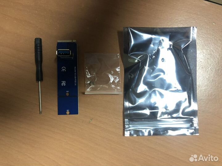 Переходник (райзер) pci-e m2 usb 3.0