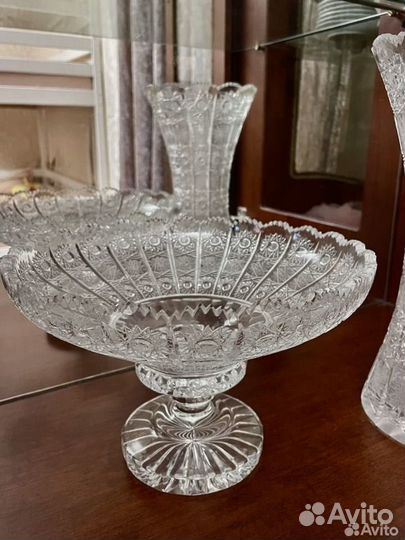Хрустальная посуда богемия