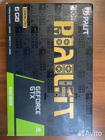 Видеокарта Palit gtx 1660 Super Gaming Pro 6gb