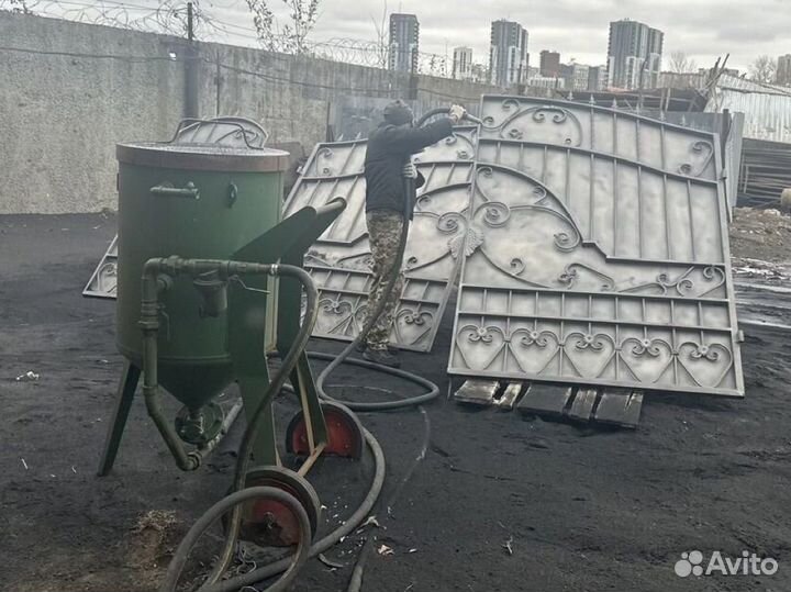 Пескоструйная обработка чистка металла НДС