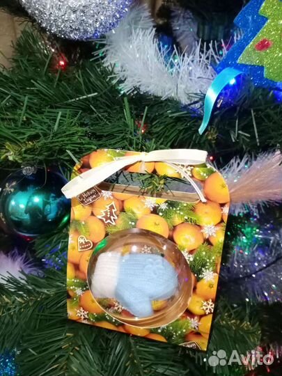 Новогодний набор из мыла ручной работы