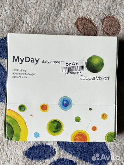 Линзы контактные однодневные