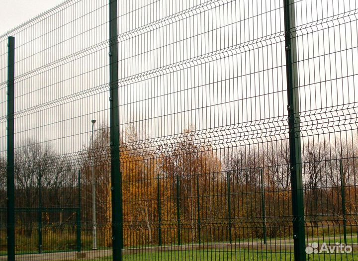 Забор из 3D сетки