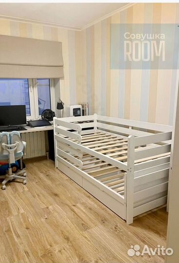 Детская кровать с ящиками на заказ