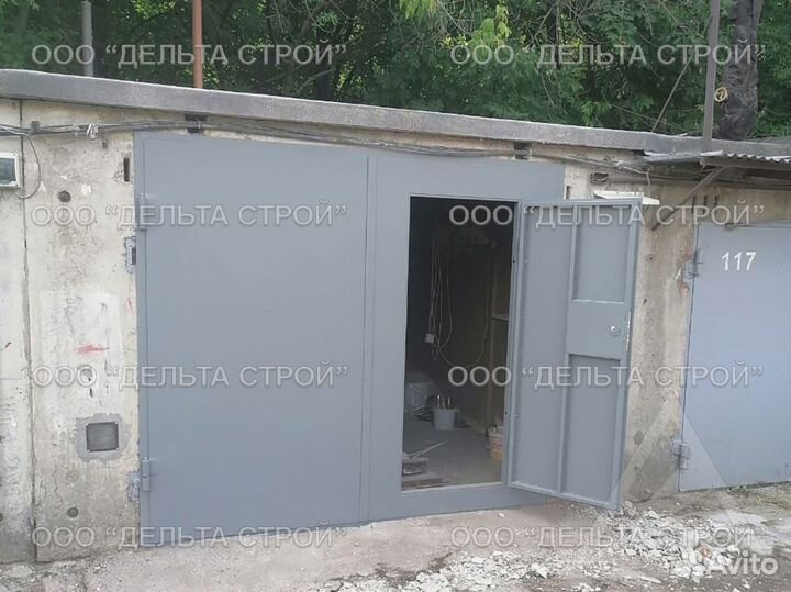 Ворота распашные двустворчатые 2040х2540мм