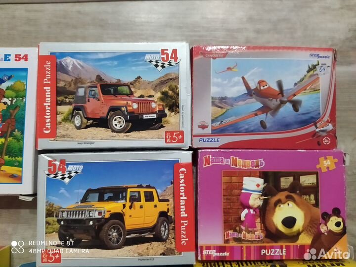 Пазлы разные (есть СССР)