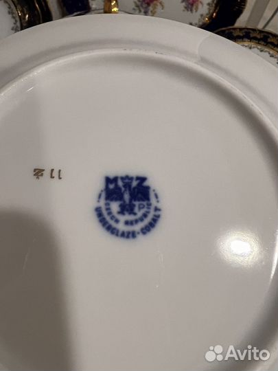 Сервиз столовый Констанция Полевой цветок Кобальт