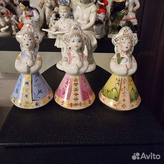 Вербилки. Фарфоровая статуэтка Катюша с голубем