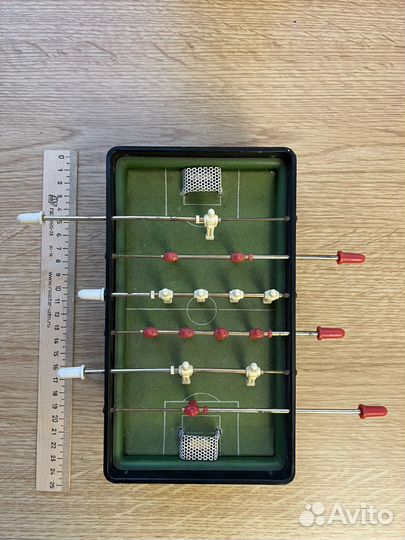Настольный футбол винтажный маленький