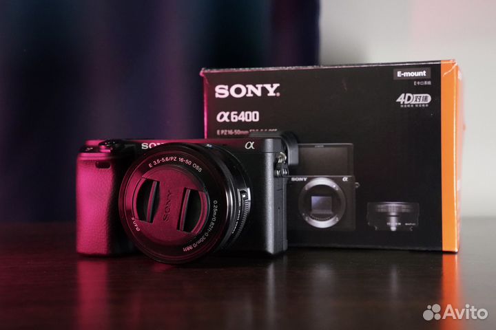 Компактный фотоаппарат sony a6400