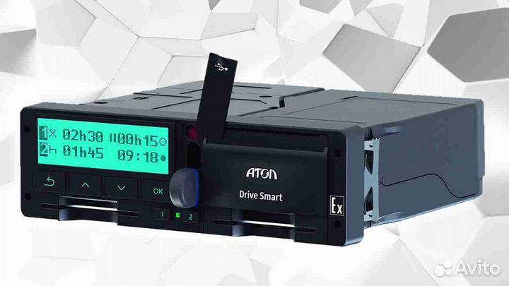 Новый тахограф Атол Драйв.С установкой
