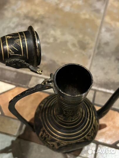 Кувшин латунный, 14 см