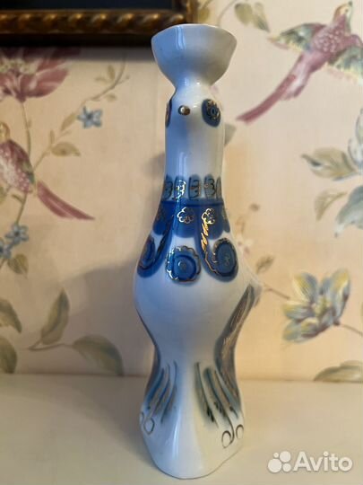 Редкий фарфоровый подсвечник Павлины Полонне зхк