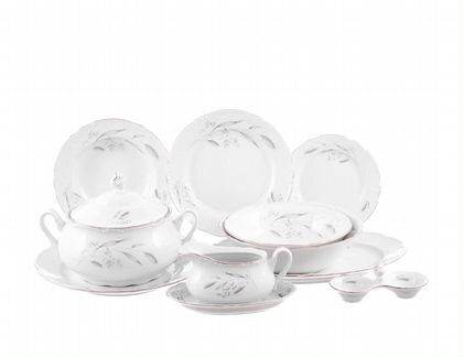 Набор столовой посуды Thun серебрянные колосья