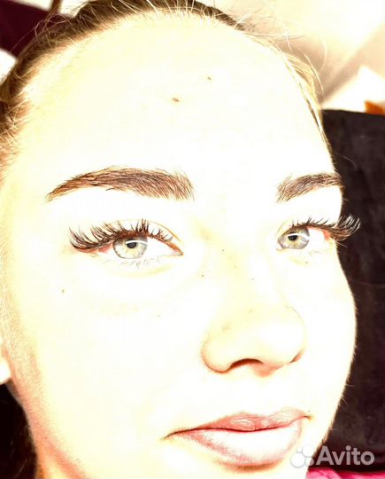Наращивание ресниц модель