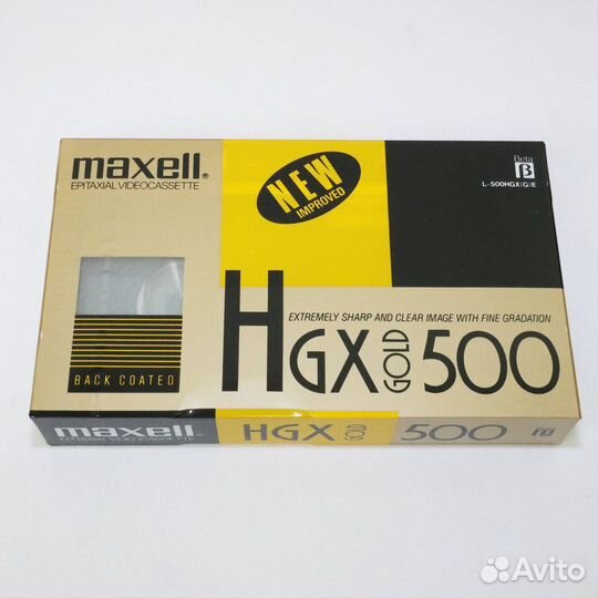 Видеокассеты maxell beta HGX gold L-500HGX