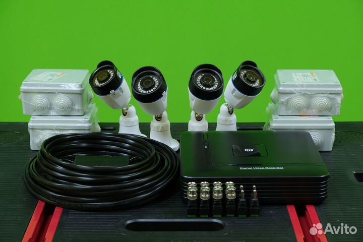 Комплекты видеонаблюдения AHD (уличные)