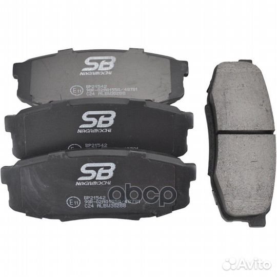 BP21542 Колодки тормозные SB nagamochi BP21542 SB