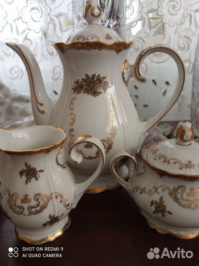 Кофейный сервиз гдр, Райхенбах на 6 персон новые