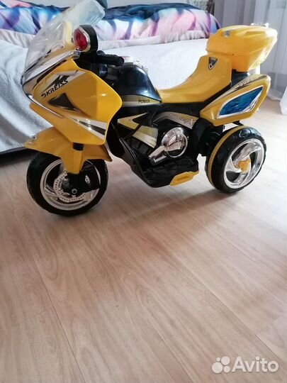 Детский мотоцикл на аккумуляторе бу