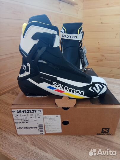 Беговые ботинки salomon RS carbon BL/WH 54822