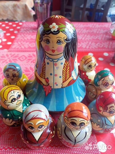 Деревянные игрушки набор 8 предметов