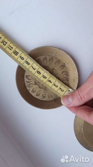 Блюдце латунное периода СССР