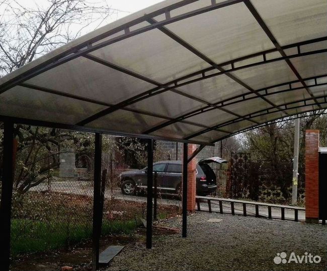 Навесы из поликарбоната без посредников