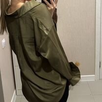 Атласная рубашка