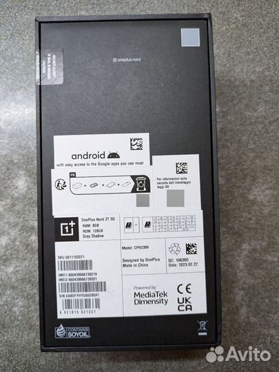 OnePlus Nord 2T, 8/128 ГБ