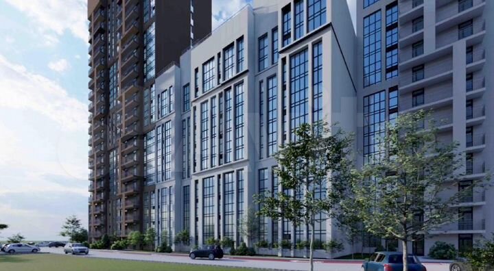 2-к. квартира, 52 м², 1/20 эт.