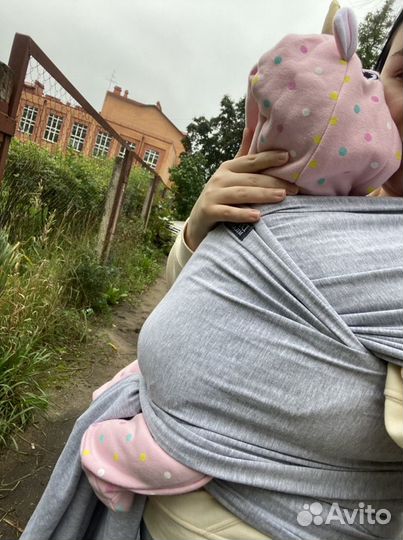 Слинг-шарф трикотажный