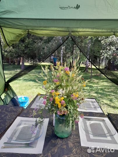 Аренда беседки с мангалом у воды