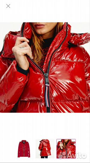 Пуховик Tommy Hilfiger Xs оригинал